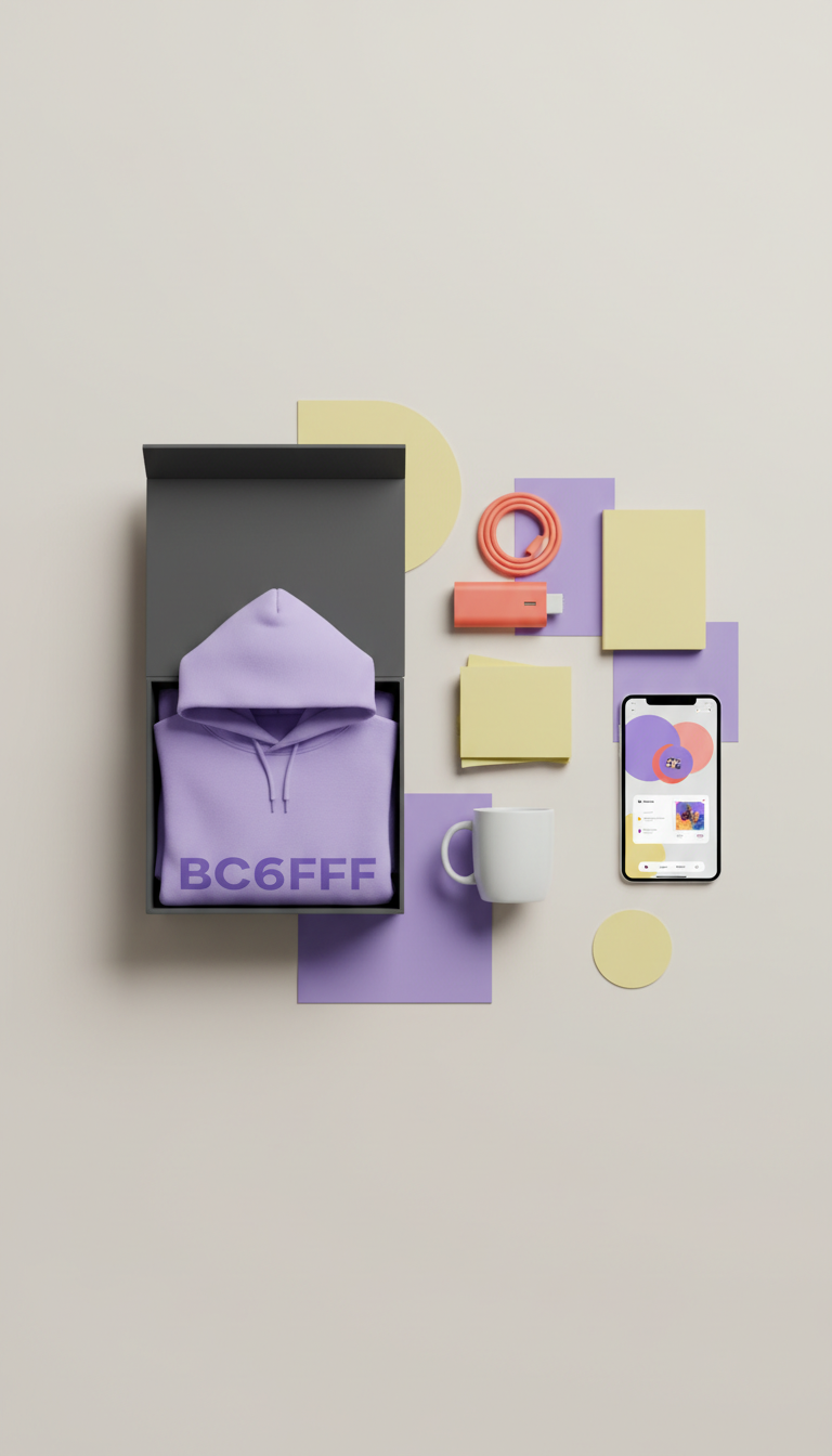 Branded onboarding kit with playful guides